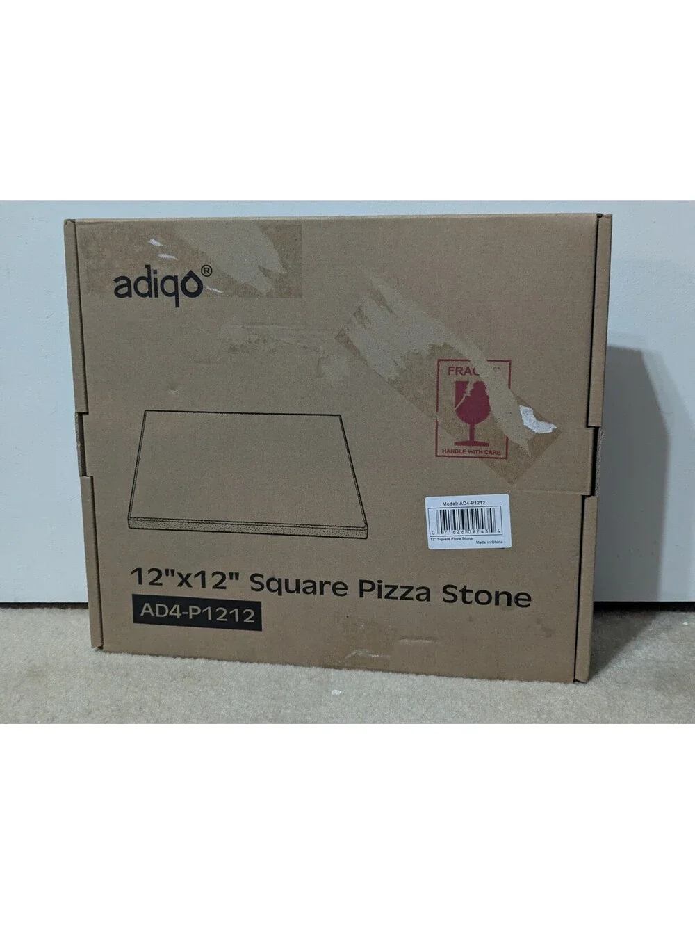 ADIQO 12in Square Pizza Stone